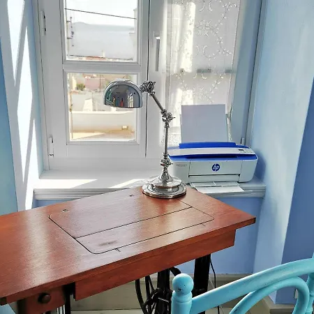 דירה Cycladic Apt For 5 Wonderful Seaview Terrace