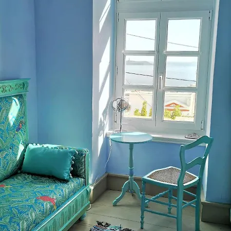 דירה Cycladic Apt For 5 Wonderful Seaview Terrace