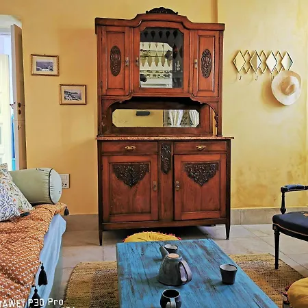 דירה Cycladic Apt For 5 Wonderful Seaview Terrace ארמופוליס