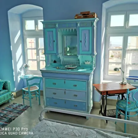 Cycladic Apt For 5 Wonderful Seaview Terrace דירה ארמופוליס