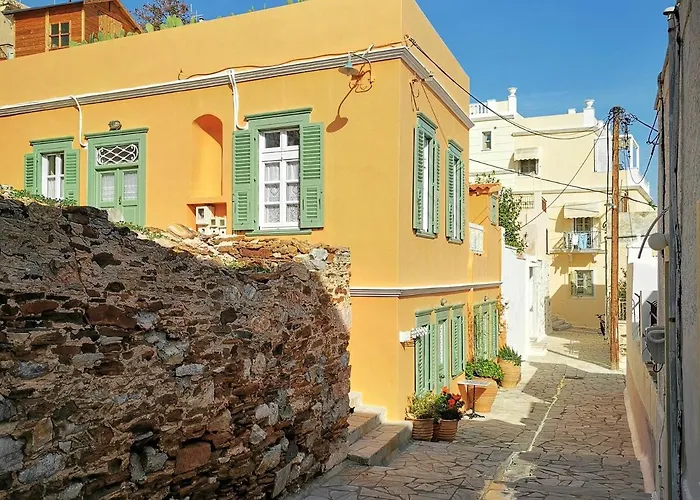 Appartamento Cycladic For 5 Wonderful Seaview Terrace Ermoupoli