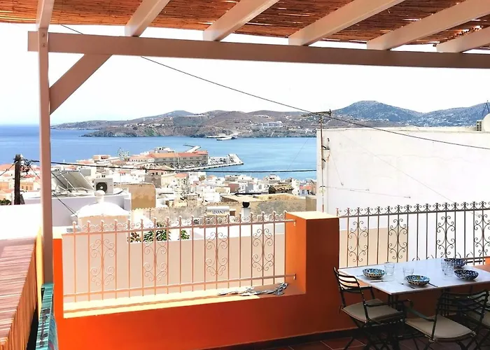 Cycladic For 5 Wonderful Seaview Terrace Appartamento