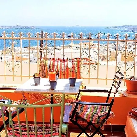Cycladic For 5 Wonderful Seaview Terrace * Ermoupoli