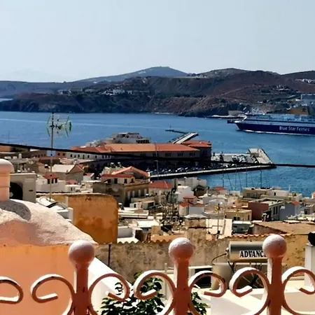 Apartment Cycladic For 5 Wonderful Seaview Terrace Ermoupoli