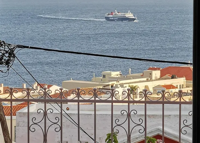 Apartment Cycladic For 5 Wonderful Seaview Terrace